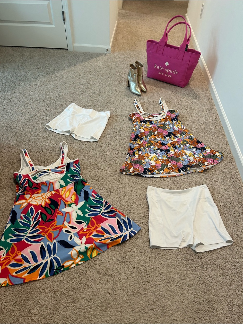 Bailey/44 Sport 2 size medium ladies skorts dresses. Two dresses and undeeshorts